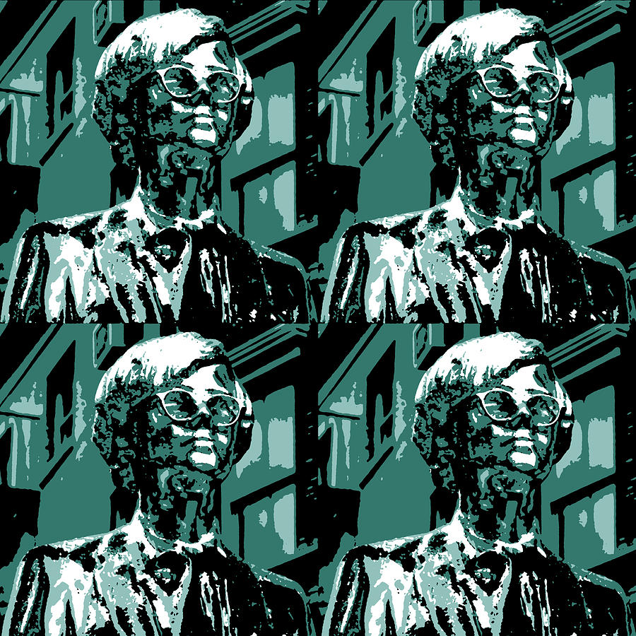 Statue Photograph - Andy Warhol Statue Union Square NYC  #5 by Robert Ullmann