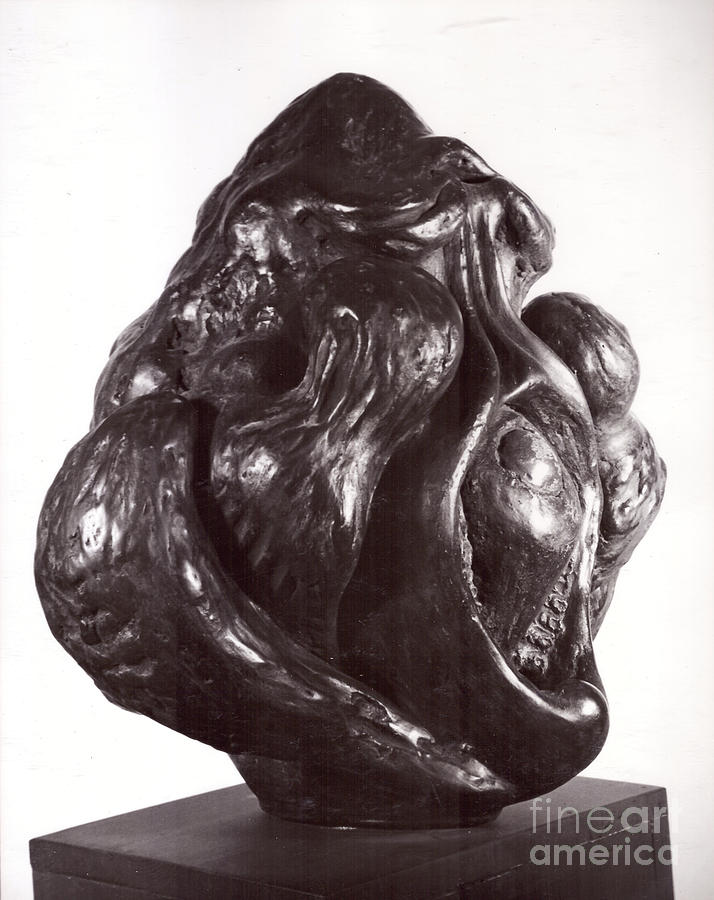 Ape Mother #5 Sculpture by Robert F Battles