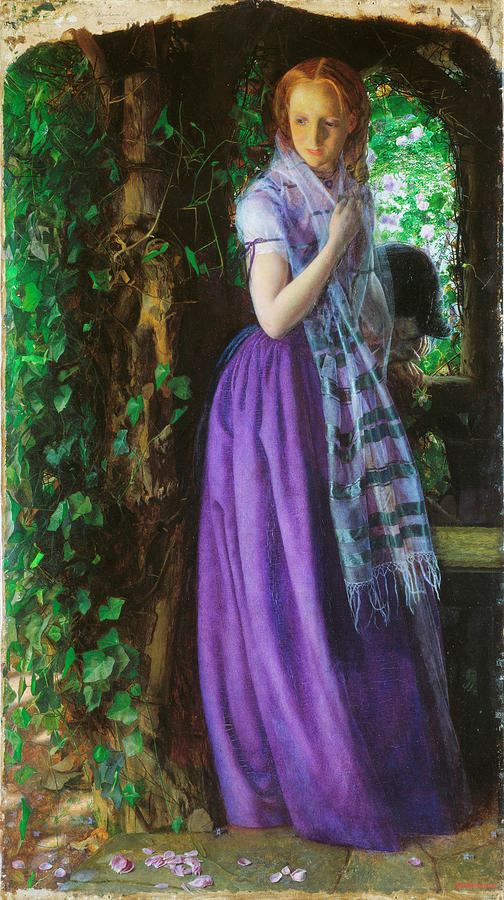 April Love Painting by Arthur Hughes | Fine Art America