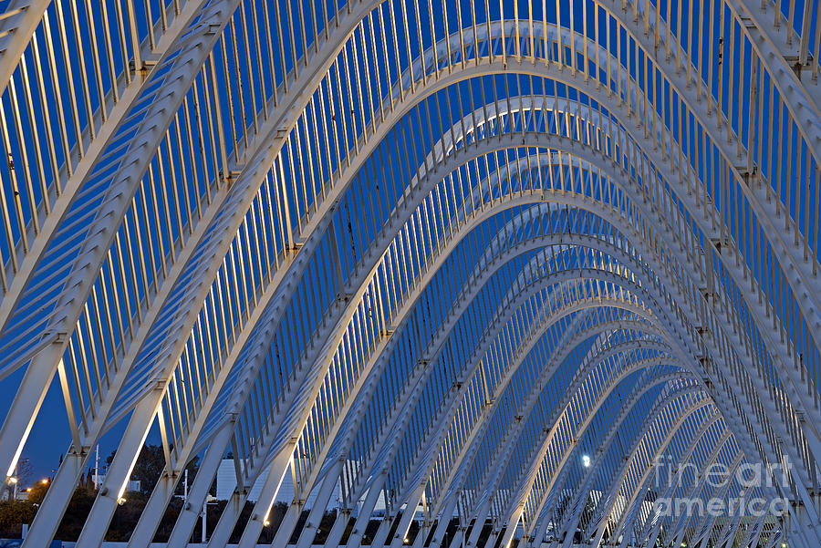 Archway in Olympic stadium in Athens #10 Photograph by George Atsametakis