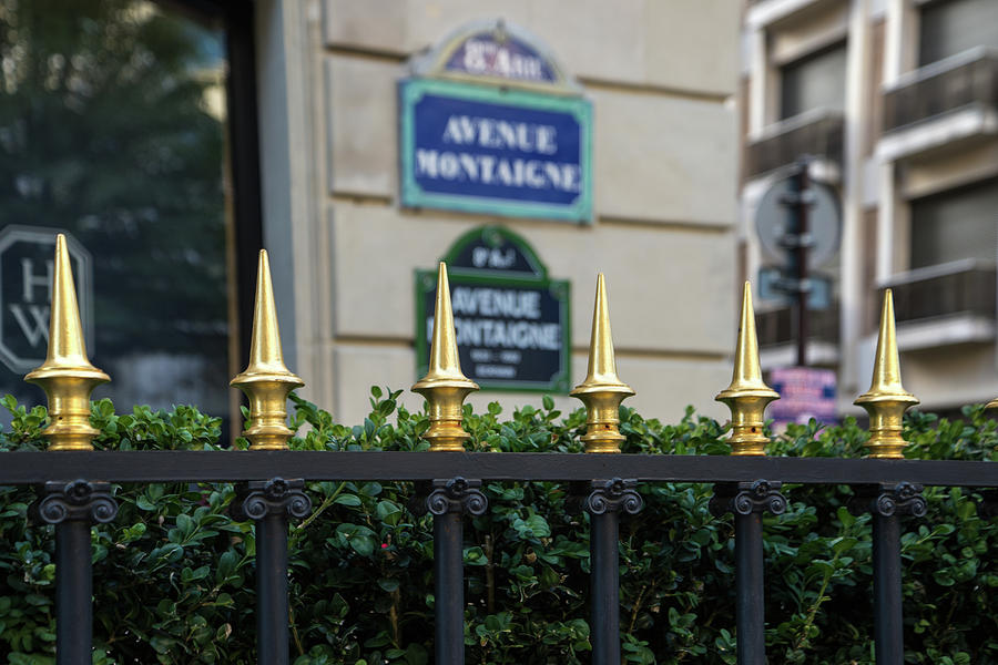 Avenue Montaigne Paris #5 Digital Art by Carol Ailles