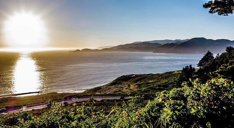 Baker Beach And Golden Gate Bay At Sunset In California #5 Photograph by Alex Grichenko