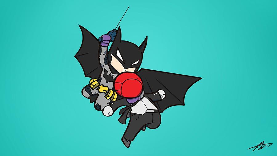 Batman Movie Digital Art - Batman #5 by Maye Loeser