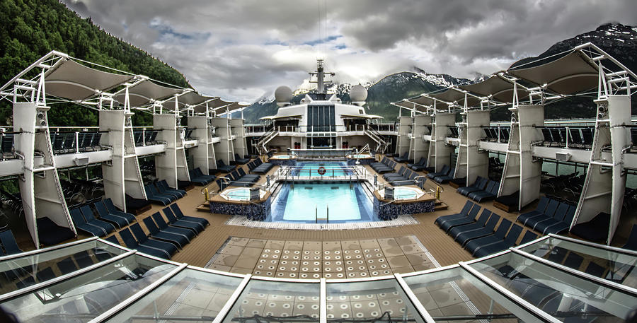 beautiful Alaskan cruise ship scenery  #5 Photograph by Alex Grichenko