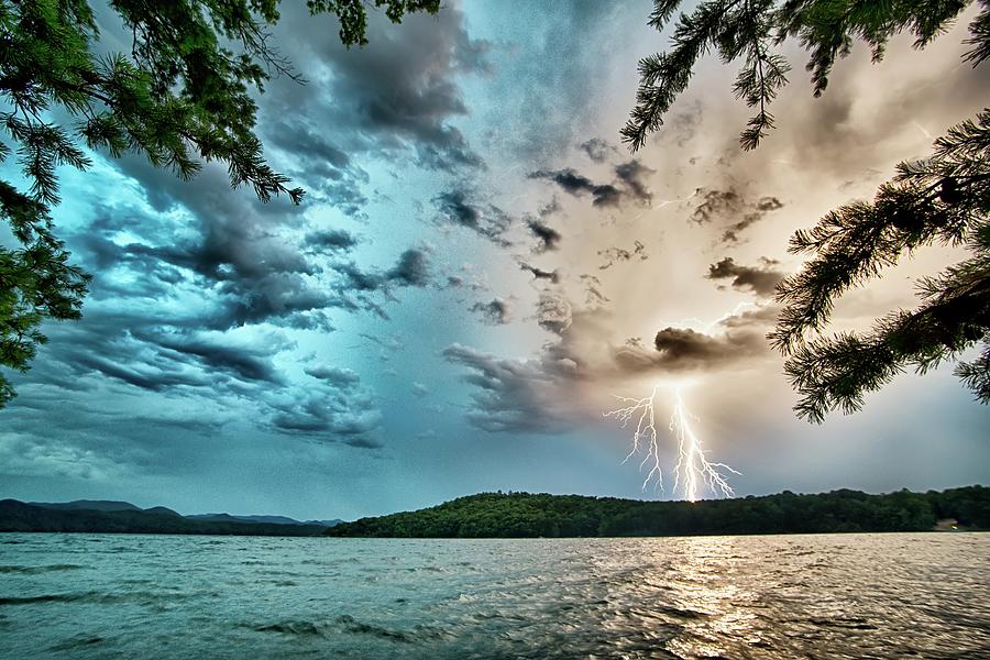 Beautiful Landscape Scenes At Lake Jocassee South Carolina #5 Photograph by Alex Grichenko