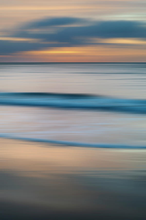 Beautiful long exposure blur sunrise landsdcape of idyllic Broad ...