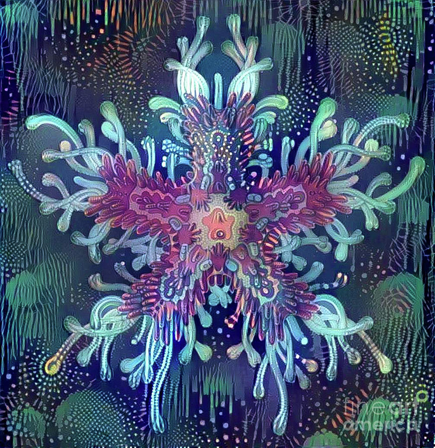 Beautiful undersea coral #5 Digital Art by Amy Cicconi