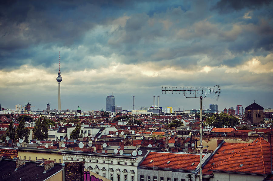Berlin Photograph - Berlin Skyline #5 by Alexander Voss