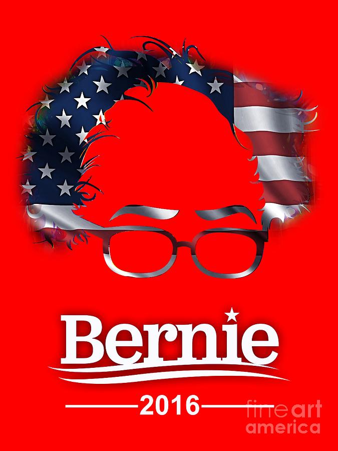 Bernie Sanders #5 Mixed Media by Marvin Blaine