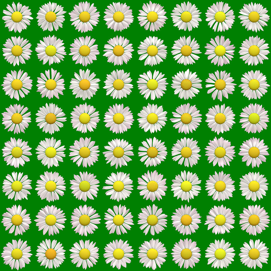 Bloom set generated texture #5 Digital Art by Miroslav Nemecek