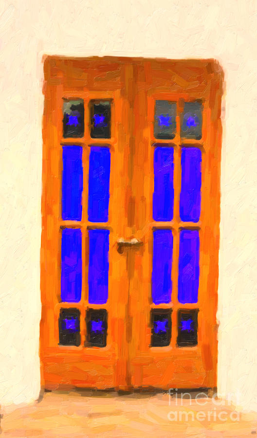 Blue Door #5 Photograph by Rick Bragan