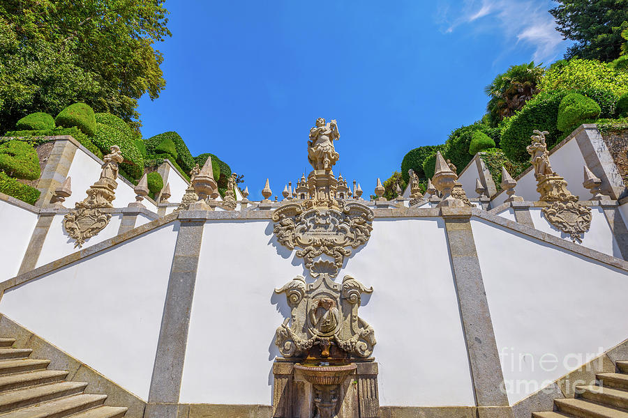 Bom Jesus staircase #5 Photograph by Benny Marty