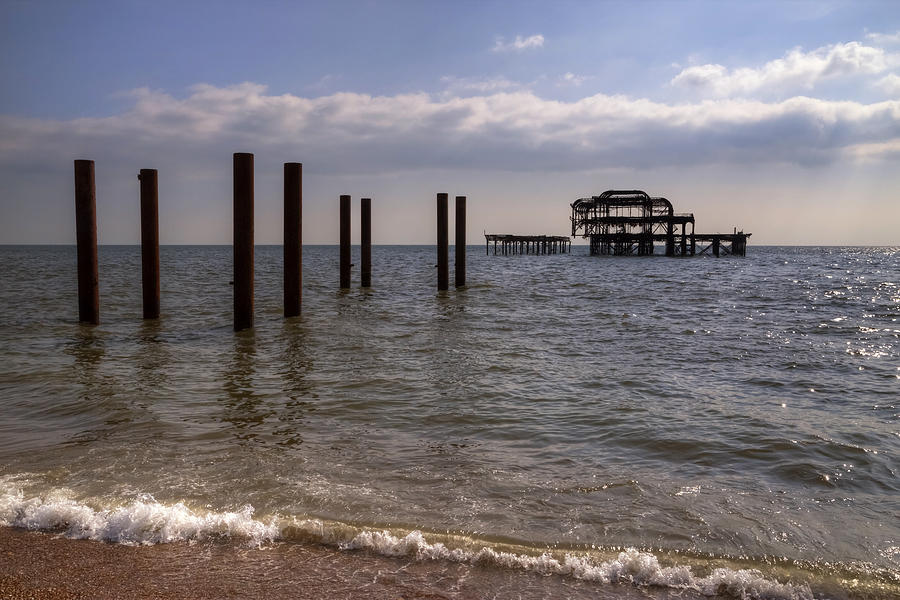 West Pier Photograph - Brighton #5 by Joana Kruse