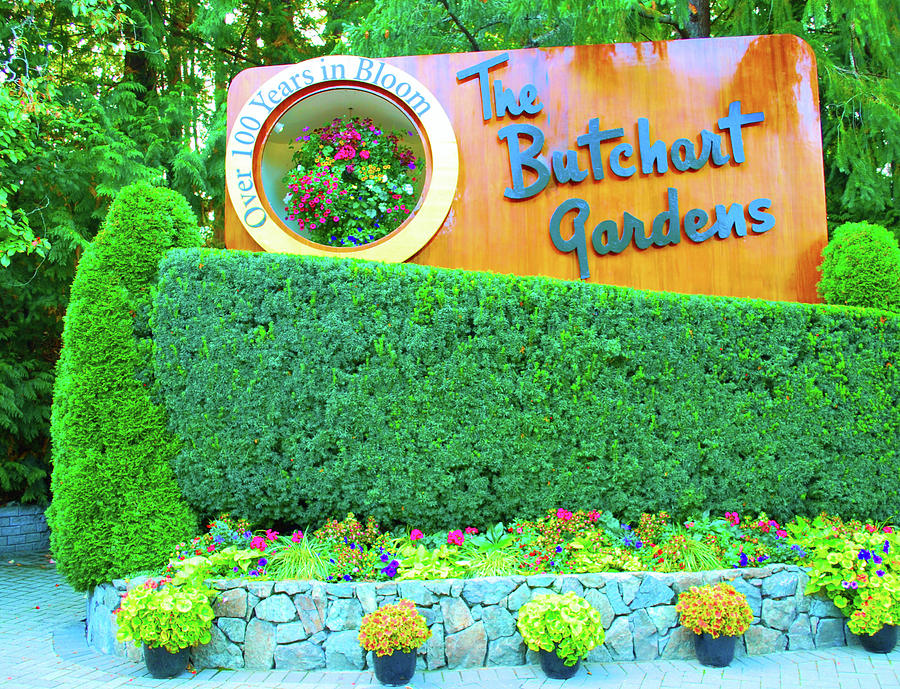 Butchart Gardens Photograph by Nancy Jenkins - Fine Art America