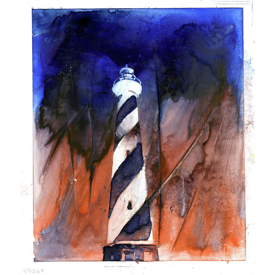 Cape Hatteras Lighthouse #5 Painting by Ryan Fox