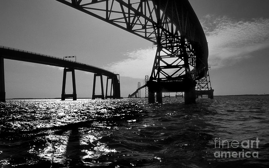 Chesapeake Bay Bridge Photograph by Skip Willits