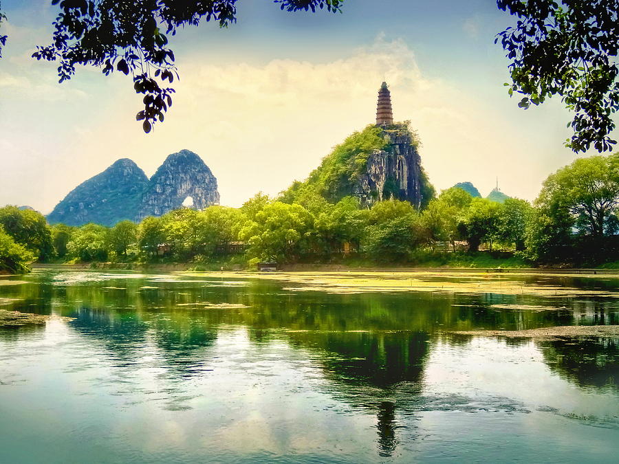 China Guilin landscape scenery photography-5 Photograph by Artto Pan