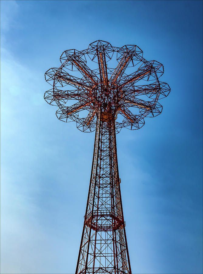 Coney Island Parachute Jump #5 Photograph by Robert Ullmann