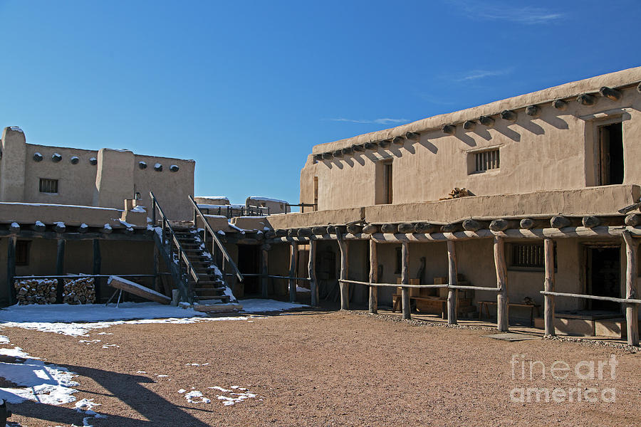 Courtyard of Bents Old Fort #5 Photograph by Fred Stearns