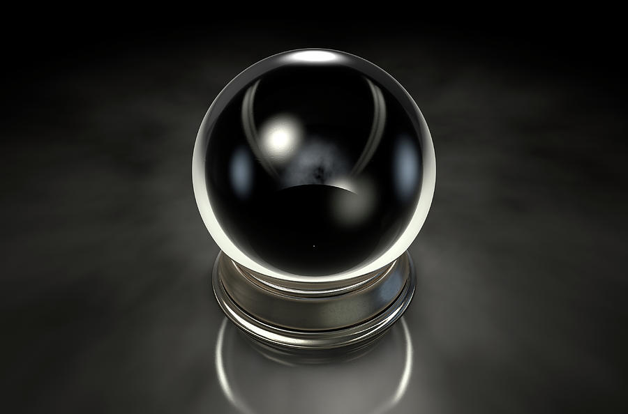 Dark ball. На черные обои экрана блокировки коричневый Хрустальный шар.