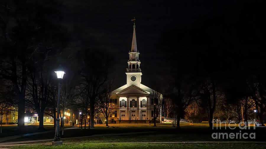 First Congregational Church of Guilford. Photograph by New England Photography
