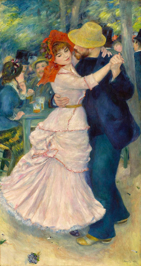 Pierre Auguste Renoir Painting - Dance at Bougival #5 by Pierre-Auguste Renoir
