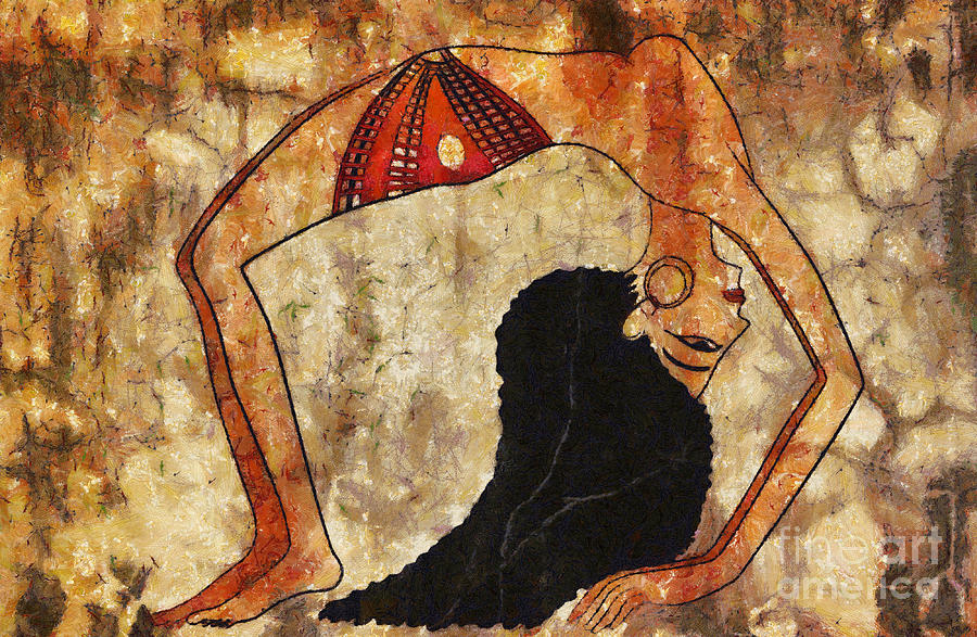 Dancer Of Ancient Egypt Painting By Michal Boubin Pixels