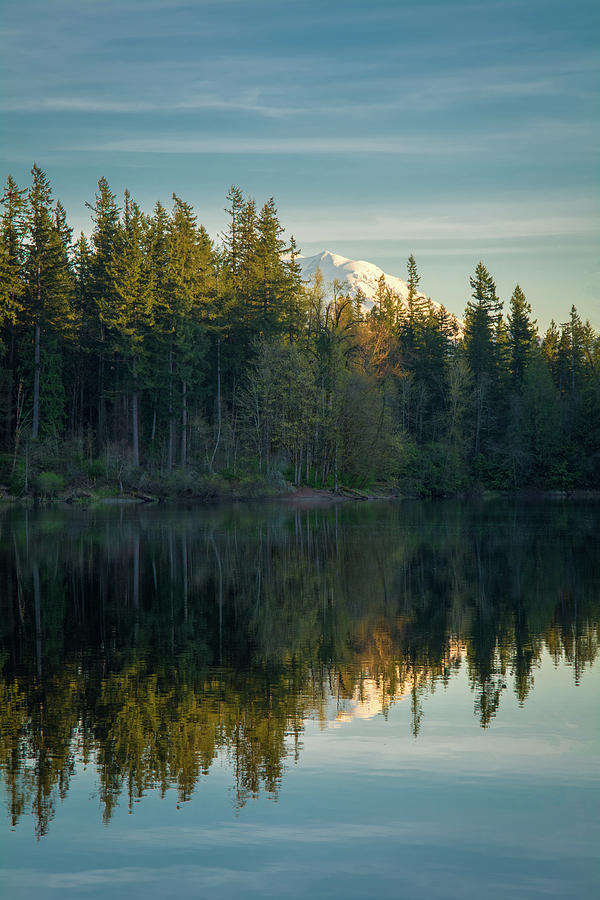 Nature Photograph - Deep Lake, Late Afternoon #5 by Richard Leighton