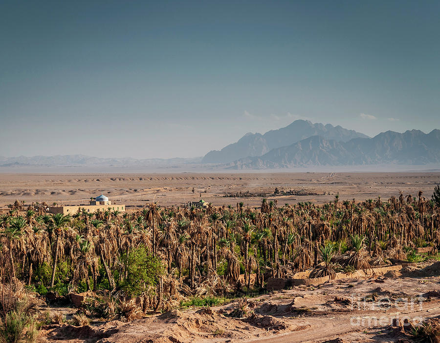 Desert Landscape View In Garmeh Oasis Southern Iran #5 Photograph by JM Travel Photography