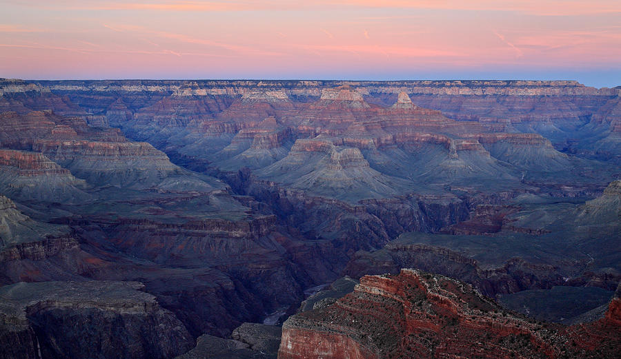 Dusk at Grand Canyon #5 Photograph by Pierre Leclerc Photography