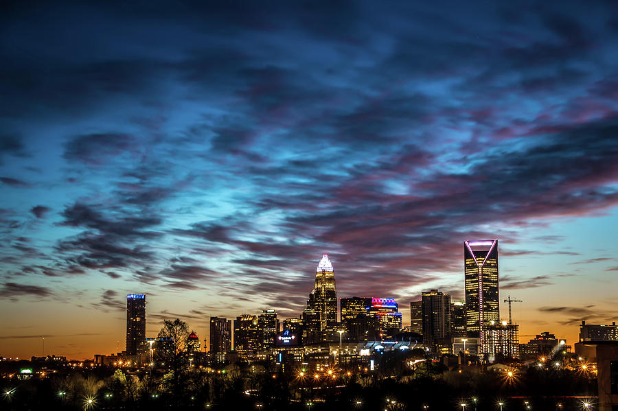 Early Morning In Charlotte North Carolina #5 Photograph by Alex Grichenko
