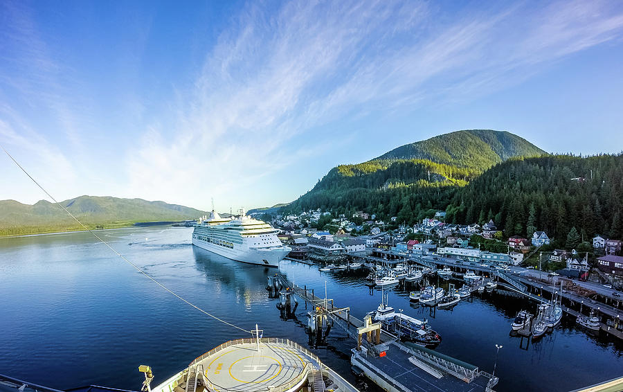 Early Morning In Ketchikan Alaska Port #5 Photograph by Alex Grichenko