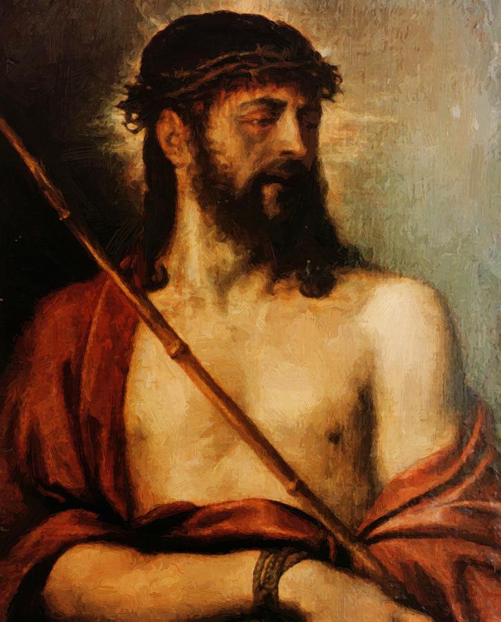 Ecce Homo #6 Painting by Titian