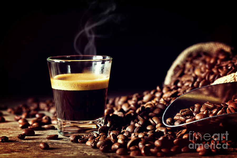 Espresso And Coffee Grain #5 Photograph by Gualtiero Boffi