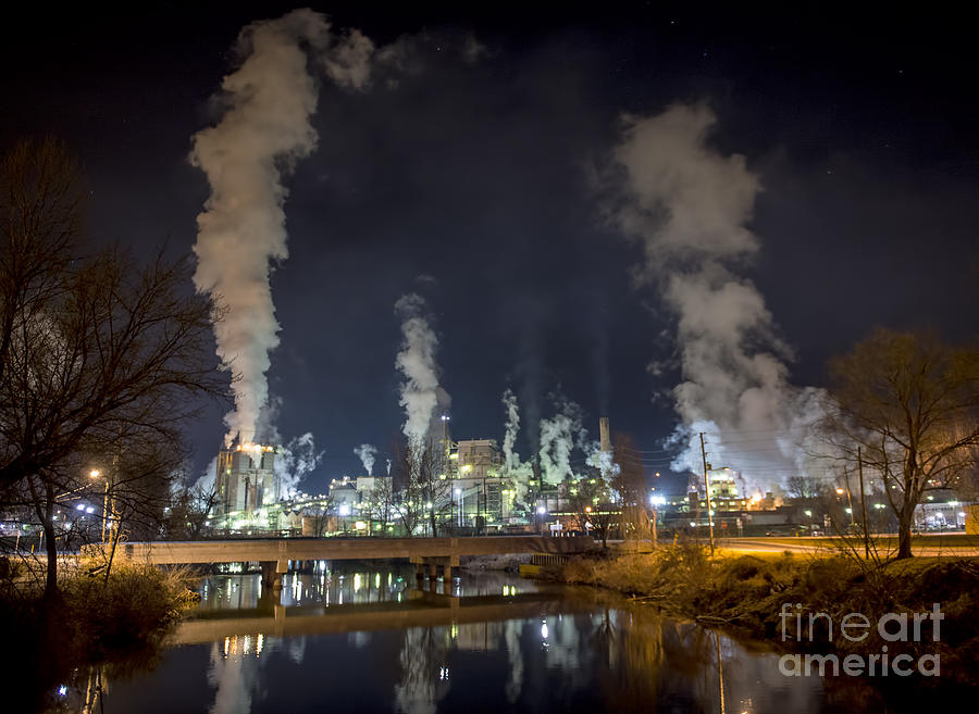 Pactiv Evergreen Paper Mill in Canton, North Carolina #4 Photograph by David Oppenheimer
