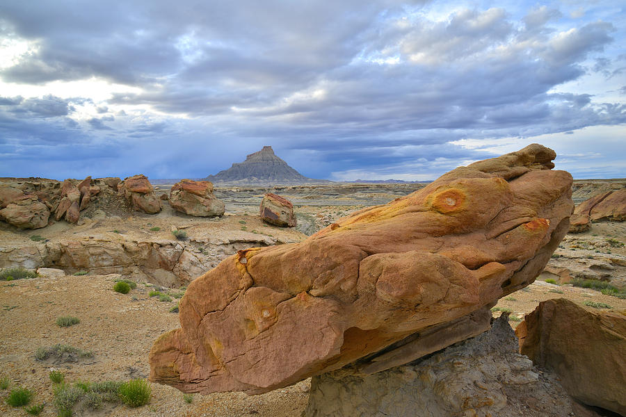 Factory Butte  #1 Photograph by Ray Mathis