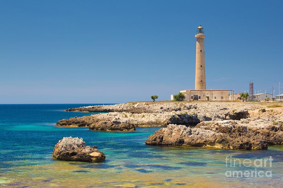 Favignana lighthouse Photograph by Ulisse Bart - Fine Art America