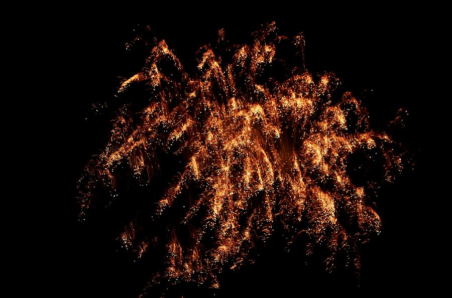 Fireworks Photograph by Donn Ingemie