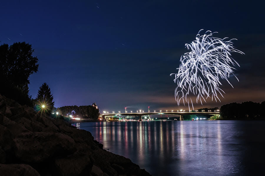 Fireworks #9 Photograph by Marc Braner