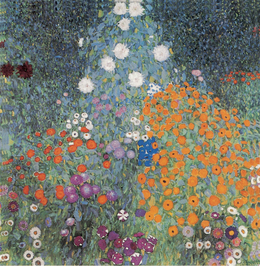 Gustav Klimt Photograph - Flower Garden #6 by Gustav Klimt