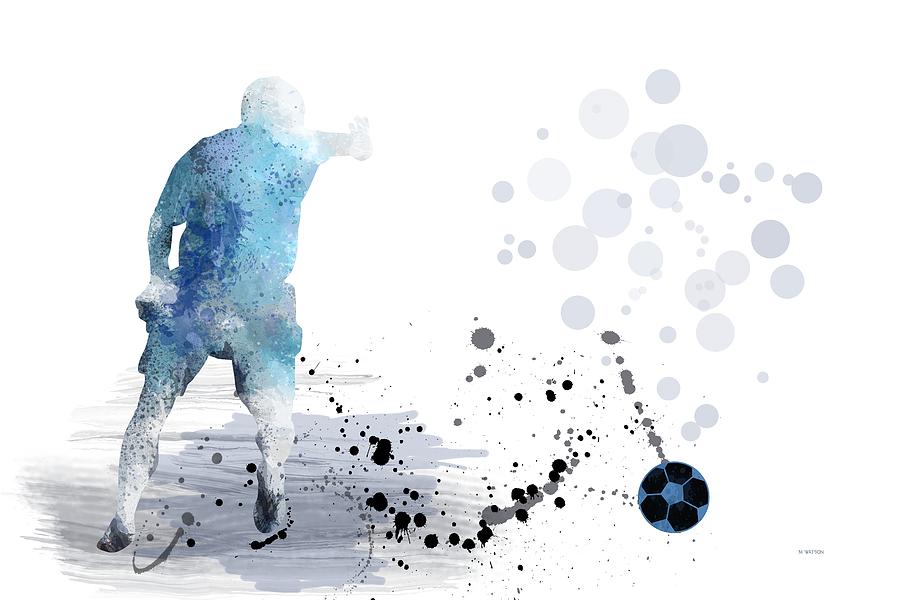 Football Player #6 Digital Art by Marlene Watson