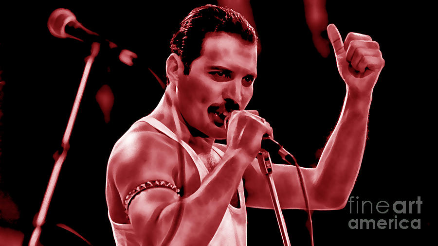 Freddie Mercury Collection Mixed Media by Marvin Blaine - Pixels