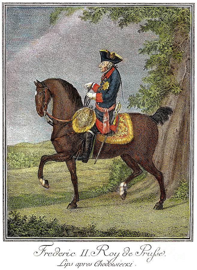 Frederick II Of Prussia Drawing By Granger | Pixels