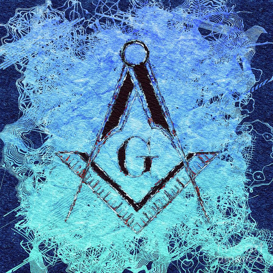 Magic Painting - Freemason, Mason, Masonic Symbolism #5 by Esoterica Art Agency