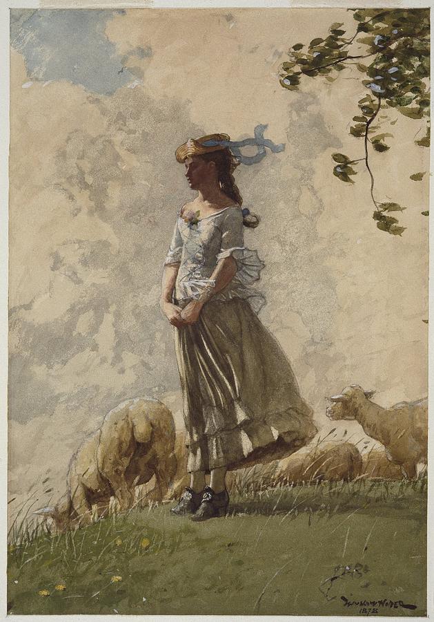 Fresh Air #8 Painting by Winslow Homer