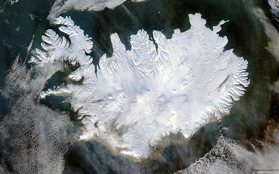 Winter Photograph - From Space #5 by Jackie Russo