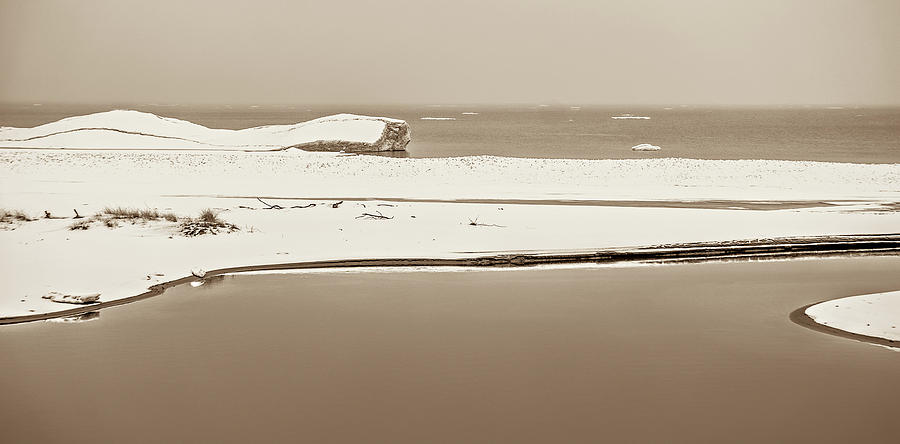 Frozen Winter Scenes On Great Lakes  #5 Photograph by Alex Grichenko