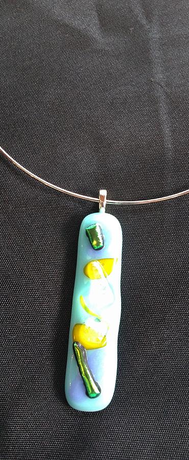 Fused Glass And Dicroic #5 Jewelry by Lori Jacobus-Crawford