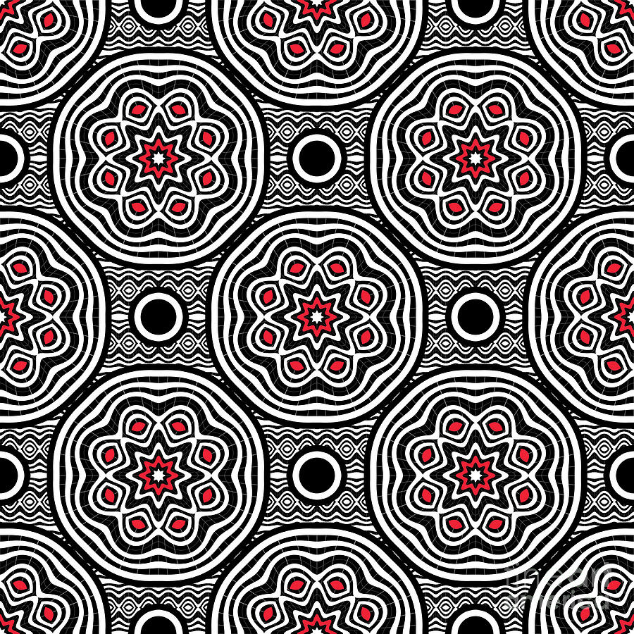 Geometric pattern #6 Digital Art by Gaspar Avila