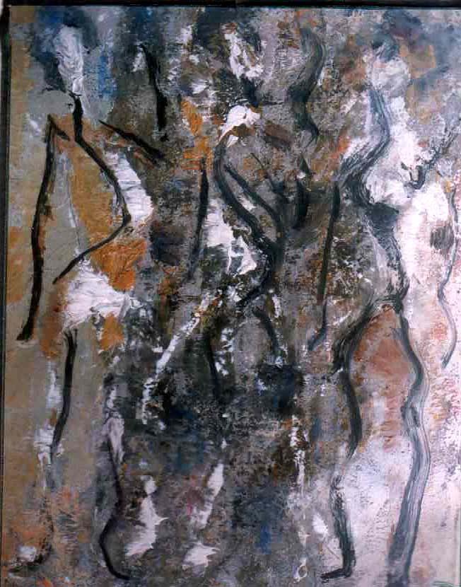 Ghost dance #5 Painting by Anand Swaroop Manchiraju